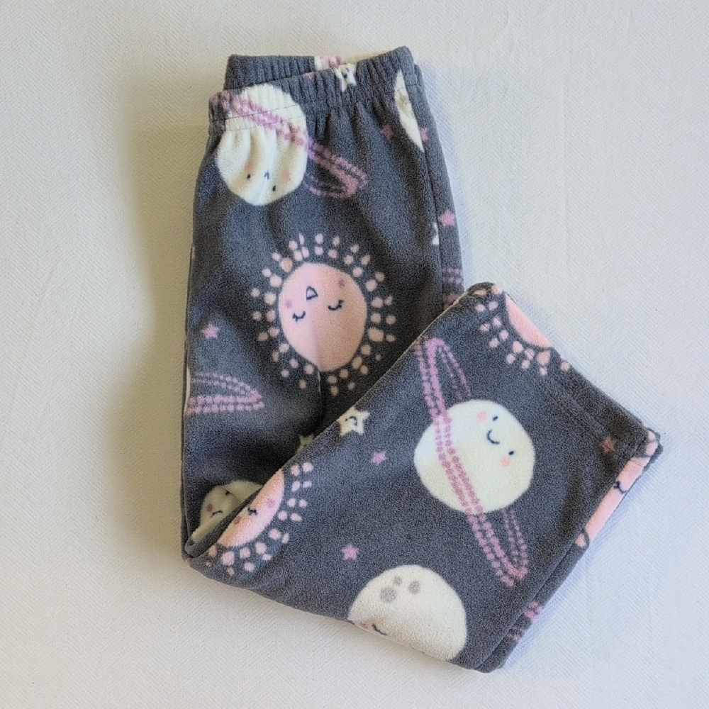 NEW child of mine by carter's space theme fleece pajama pants 2T toddler girls